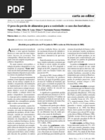 O peso da perda de alimentos para a sociedade o caso das hortaliças