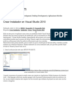 Crear Instalador en Visual Studio 2010 - Desarrolladores TI