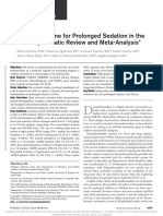 Dexmedetomidine For Prolonged Sedation in The PICU: A Systematic Review and Meta-Analysis