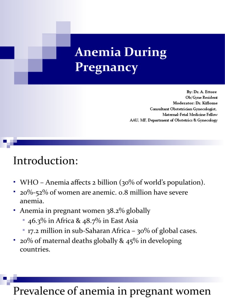 Anemia in Pregnancy: Causes and Effects | PDF | Anemia | Medicine