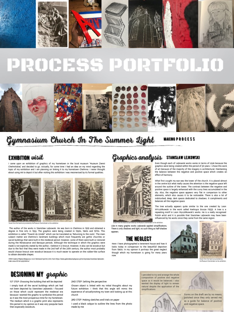Chełmno Graphics: A Portfolio Process | PDF | Socialism | Perspective ...