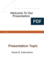 Welcome To Our Presentation