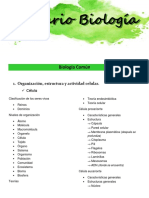 Temario Biología PTU 2021