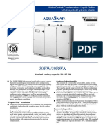 30RW/30RWA: Water-Cooled/Condenserless Liquid Chillers With Integrated Hydronic Module