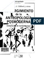 Clifford Geertz, James Clifford - El surgimiento de la antropología posmoderna (2010)
