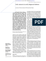 Metabolic Cataracts in Newly Diagnosed Diabetes