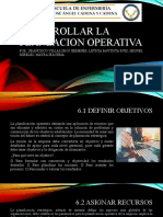 Desarrollar La Planeacion Operativa