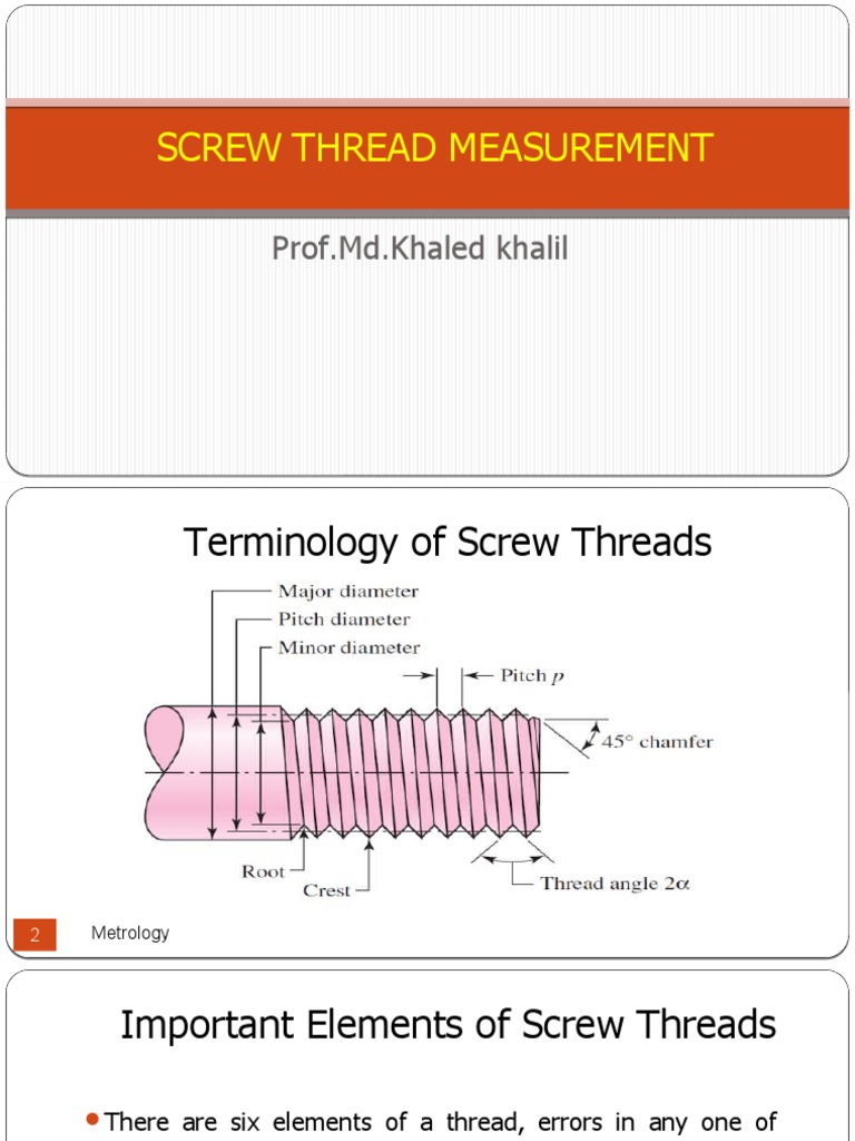 MQC Screw Threads PDF Screw Mechanical Engineering
