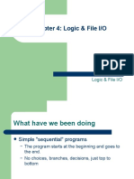 Chapter 4: Logic & File I/O