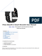 Itime Wearfit 2 Smart Bracelet User Manual: Manuals+