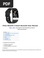 Itime Wearfit 2 Smart Bracelet User Manual: Manuals+