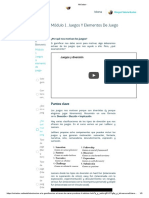 Módulos Módulo 1. Juegos Y Elementos de Juego
