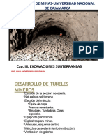 Cap. III, Excavaciones de - Tuneles