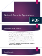 5-Network Security Applications - Email, IPSEC