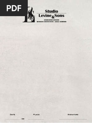 Company Letterhead