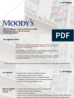 Rebaja La Calificación Crediticia de PERÚ de A3 A Baa1 - Moodys