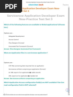 Servicenow Application Developer Exam New-Practice Test Set 3