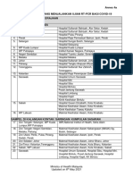 Annex 4a-Senarai Makmal Yang Menjalankan Ujian RT-PCR Bagi Covid-19 11052021