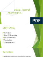 Differential Thermal Analysis(DTA)