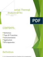 Differential Thermal Analysis (DTA)