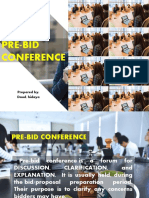 Pre-Bid Conference