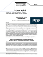 Empreendedorismo digital: estudo do projeto negócios digitais do Sebrae-PR em Maringá