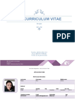 My Curriculum Vitae: en Ingles