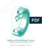 A Report On The Bodies in Pure Rolling Contact