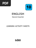 Grade 10 Q2 English LAS