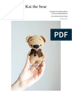 Kai The Bear: Designed by Emerenstore