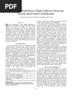 Aspects of Wind Power Plant Collector Network Layout and Control Architecture