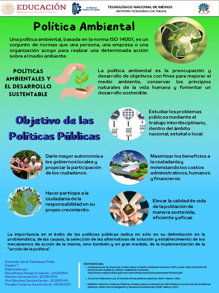 Política Ambiental y Desarrollo Sostenible | PDF | Política de medio ...