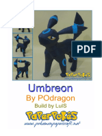 Umbreon H A4 Lineless