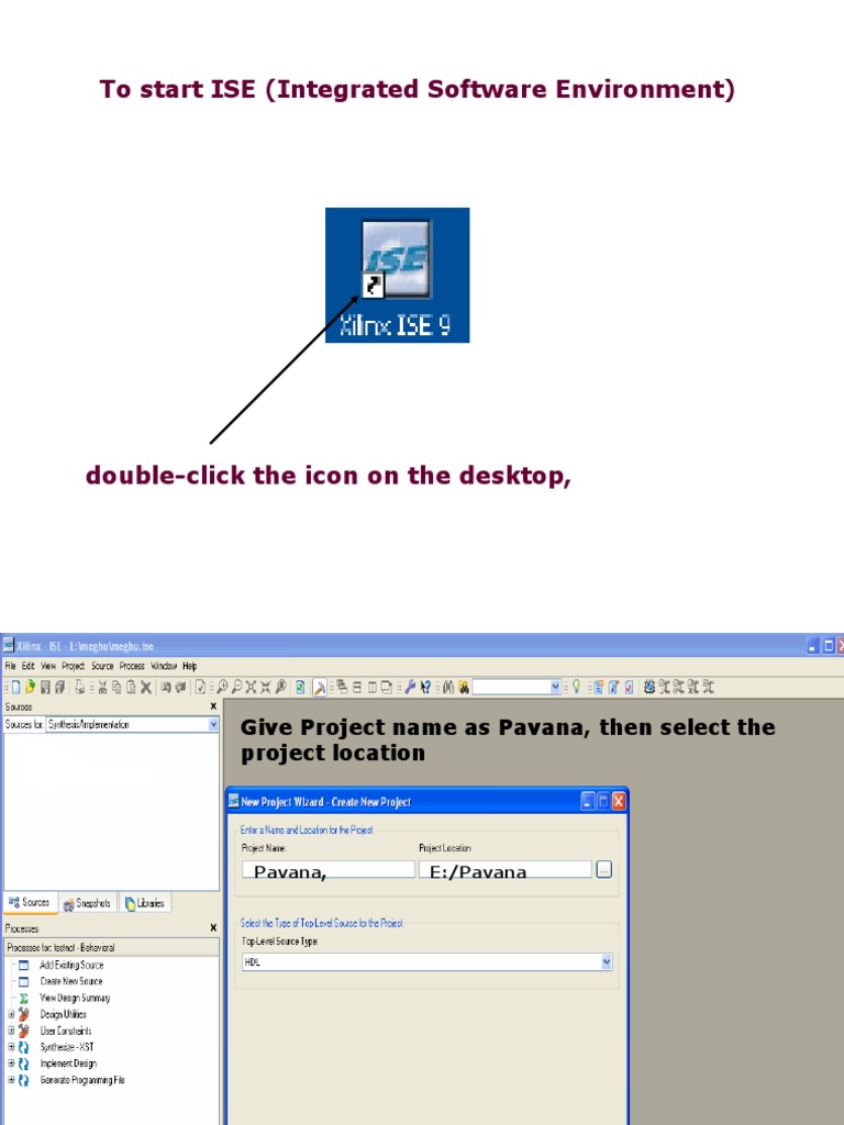 To Start ISE (Integrated Software Environment) | PDF | Computers