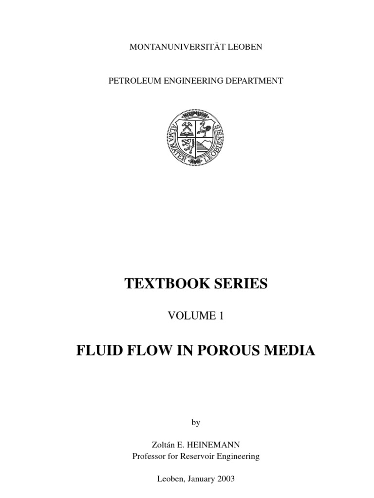 Heinemann, Z. E. - Fluid Flow in Porous Media | PDF | Porosity ...