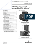 Posicionadores de Válvula 3710 e 3720 e Conversor Eletropneumático 3722 Da Fisher