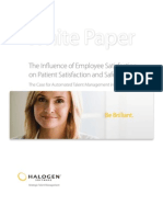 White Paper: The Influence of Employee Satisfaction On Patient Satisfaction and Safety