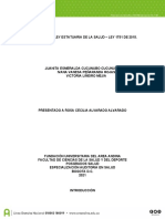 Impacto de La Ley Estatuaria de La Salud - Ley 1751 de 2015.