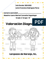 Cuadernillo Diagnóstico 2° Grado