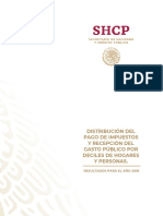 SHCP-Distribución Del Pago de Impuestos