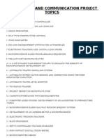 Download electronics and communication project topics by Ram Nema SN52337573 doc pdf