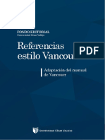 Manual de CITACIÓN VANCOUVER - Cesar Vallejo