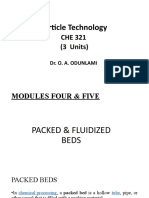 Particle Technology: CHE 321 (3 Units)