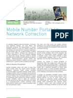WhitePaper - Mobile Number Portability Correction