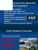 The Earth's Systems - The Spheres