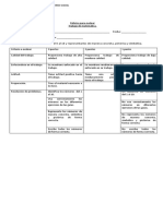 Rubrica para Trabajo en Clses 5