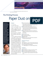 Paper Dust On Plate: The Printing Process
