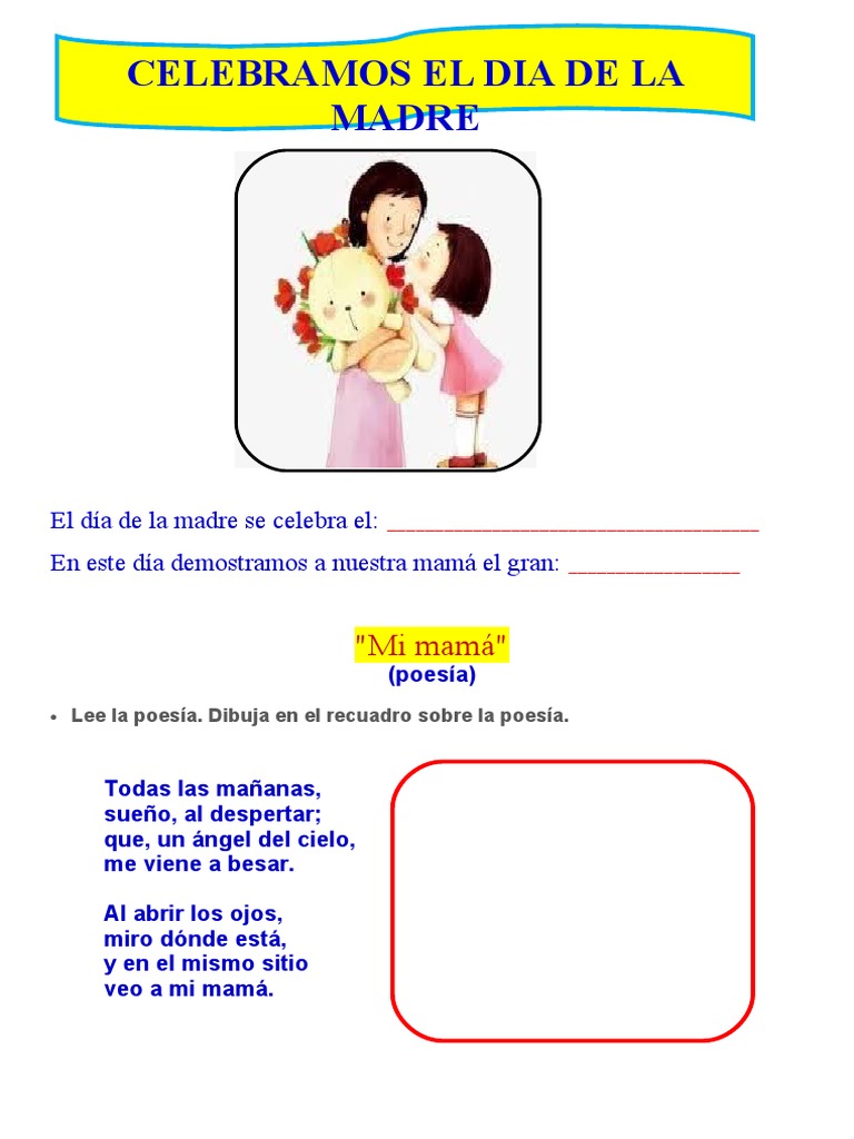 Actividad A Mamá PDF