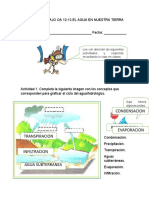 RETROALIMENTACIÓN GUÍA DE TRABAJO OA 12-13 EL AGUA EN NUESTRA TIERRA EVALUACIÓN SUMATIVA