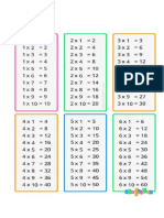 TABLAS DE MULTIPLICAR